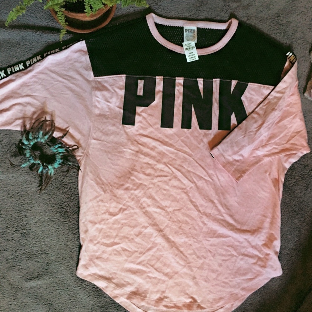 Victoria’s Secret 3/4 sleeve fishnet shirt